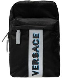 Versace - Logo Backpack - Lyst