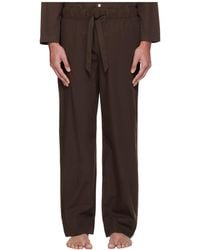 Tekla - Drawstring Pajama Pants - Lyst