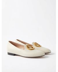 Gucci - Blondie Logo-Plaque Loafers - Lyst