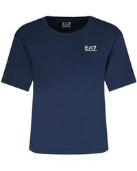 EA7 - Logo-Printed T-Shirt - Lyst
