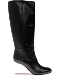 Maison Margiela - Wedge Knee-High Boots - Lyst