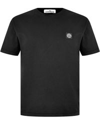 Stone Island - Logo Patch T-Shirt - Lyst