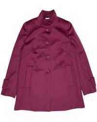 Max Mara - Long-Sleeved Wool Coat - Lyst