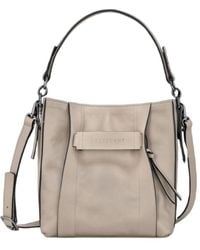 Longchamp - S 3D Leather Tote Bag - Lyst