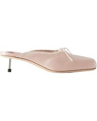 Simone Rocha - Pointe Bow-Detailed Satin Pumps - Lyst