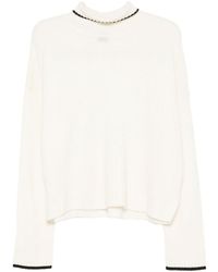 Pinko - Knit Polo-Neck Jumper - Lyst