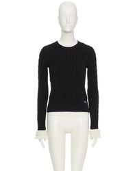 Valentino - Crewneck Long-Sleeved Jumper - Lyst
