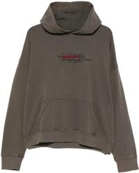 Song For The Mute - Embroidered-Logo Pouch-Pocket Hoodie - Lyst