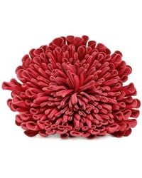 Alaïa - Leather Flower Choker - Lyst