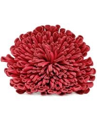 Alaïa - Leather Flower Choker - Lyst
