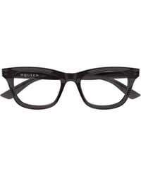 McQueen - Eyewear Square Frame Glasses - Lyst