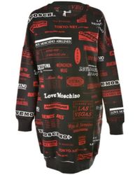 Moschino - Fashion Alphabet Pattern Printed Dress - Lyst