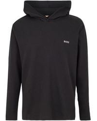 BOSS - Waffle Hoody - Lyst