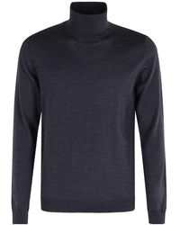 Roberto Collina - Turtleneck Long Sleeve Sweater - Lyst