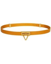 Bottega Veneta - Triangle Buckle Belt - Lyst