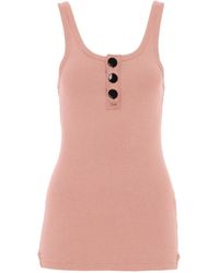 Chloé - Cut-Out Cotton Top - Lyst