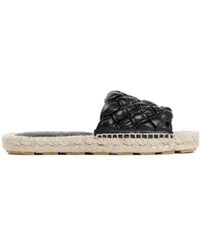 Bottega Veneta - Slip-On Flat Sandals - Lyst
