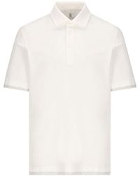Brunello Cucinelli - Short-Sleeved Polo Shirt - Lyst