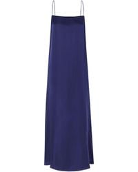 Anine Bing - Mae Silk Satin Maxi Dress - Lyst