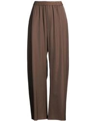 MM6 by Maison Margiela - Solid Color Wideleg Trousers - Lyst