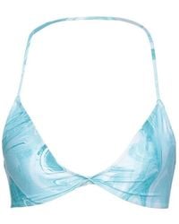 Ganni - Triangle Bikini Top - Lyst