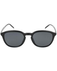 Saint Laurent - Eyewear Oval-Frame Sunglasses - Lyst
