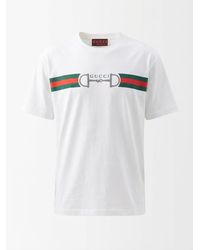 Gucci - Cotton Jersey T-Shirt - Lyst