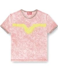 DIESEL - T-Uncutie-Long-Q3 Crewneck T-Shirt - Lyst