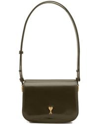 Ami Paris - Ami Alexandre Mattiussi Logo Plaque Shoulder Bag - Lyst