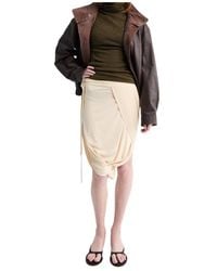 Lemaire - Wrap Asymmetric Skirt - Lyst