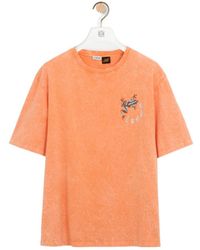 Loewe - Frog Print Loose Fit T-Shirt - Lyst