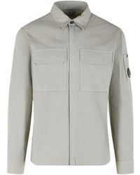 C.P. Company - Lens Button-Up Overshirt - Lyst