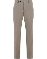 PT01 - Casual Trousers With Belt Loops - Lyst