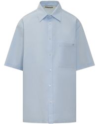 DARKPARK - Straight-Point Collar Cotton Shirt - Lyst