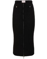 Alessandra Rich - Zipper Skirt - Lyst