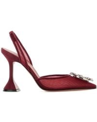 AMINA MUADDI - Mesh High-Heeled Sandals - Lyst