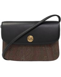 Etro - Essential Jacquard Foldover Top Crossbody Bag - Lyst