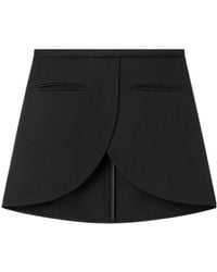 Courreges - Courrèges Ellipse Twill Mini Skirt - Lyst
