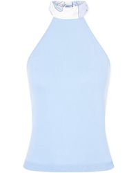 PUCCI - Light Sleeveless Knit Top - Lyst