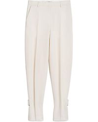 TOTEME - Totême Presse Creased Buckled Slouch Trousers - Lyst