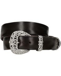 Orciani - Rhinestone-Embellished Buckle Belt - Lyst