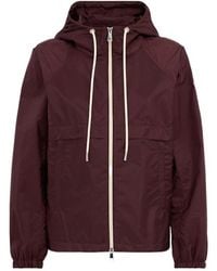 Moncler - Coquelicot Hooded Nylon Casual Jacket - Lyst