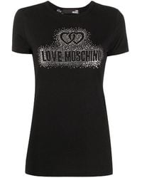 Moschino - Logo Detail T-Shirt - Lyst