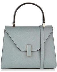 Valextra - Iside Foldover Mini Top Handle Bag - Lyst