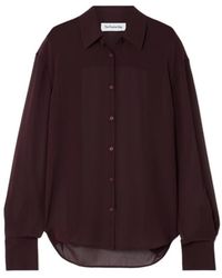 Frankie Shop - Sheer Long Sleeve Shirt - Lyst