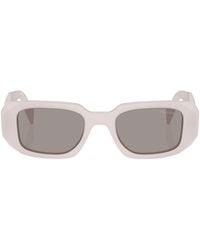 Prada - Eyewear Rectangular Frame Sunglasses - Lyst