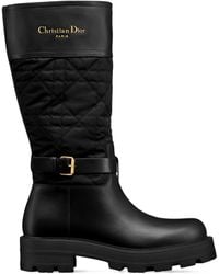 Dior - Christian D-Town Buckle Detailed Boots - Lyst