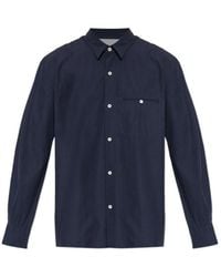 Officine Generale - Button-Fastening Chest-Pocket Shirt - Lyst