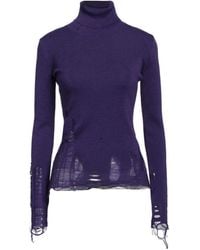 MM6 by Maison Margiela - Solid Color Lightweight Sweater - Lyst