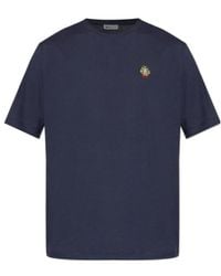Bally - Logo Embroidered Crewneck T-Shirt - Lyst